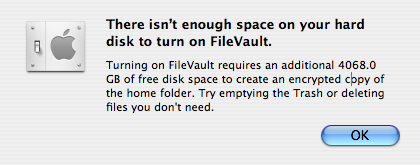 FileVault Error